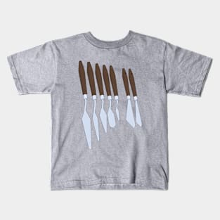 Palette knives set Kids T-Shirt